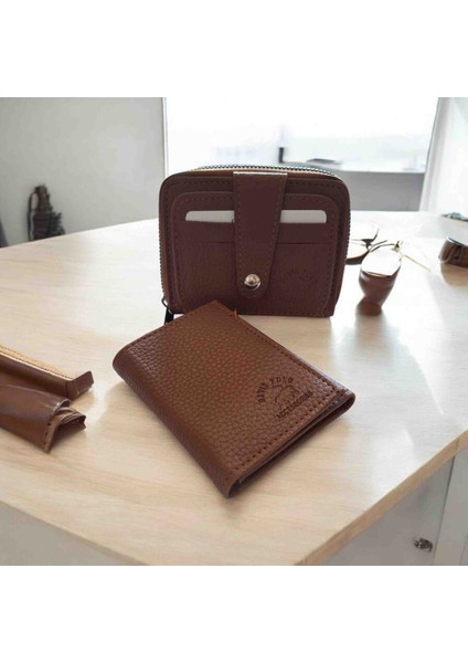Shyne Deri 2 Li Set Erkek Cüzdan