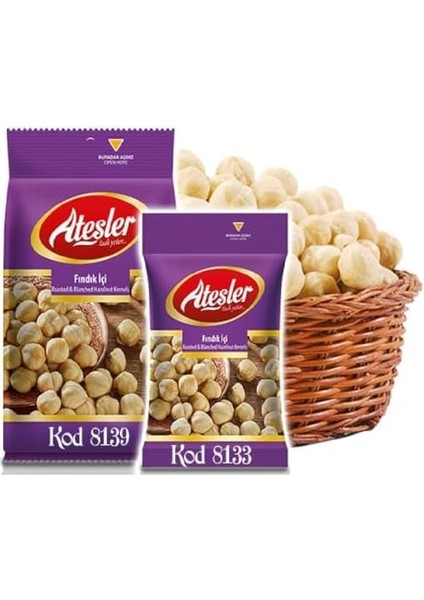 Ateşler Kuruyemiş Fındık Içi Kavrulmuş 140 gr