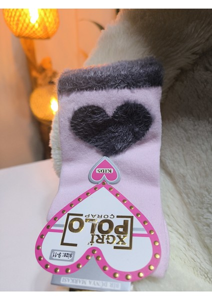 Kız Çocuk Peluş Detaylı Çorap Yumuşacık Nefes Alabilir Terletmez fiyatları