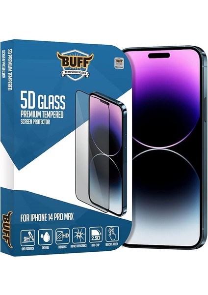 iPhone 14 Pro Max 5d Glass Ekran Koruyucu