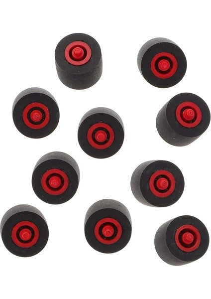 10 Adet Kaset Bant Sıkıştırma Silindiri Ses Kaydedici Accacyc Kauçuk ve Plastik Aks