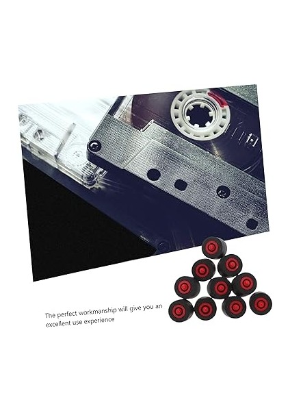 10 Adet Kaset Bant Sıkıştırma Silindiri Ses Kaydedici Accacyc Kauçuk ve Plastik Aks fiyatları