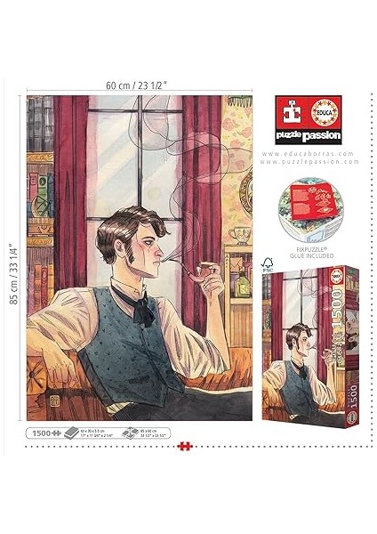 1500 Parça Sherlock Puzzle-Yapboz - Esther Gili fiyatları