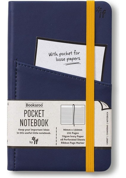 Bookaroo A6 Günlük Gece Mavisi