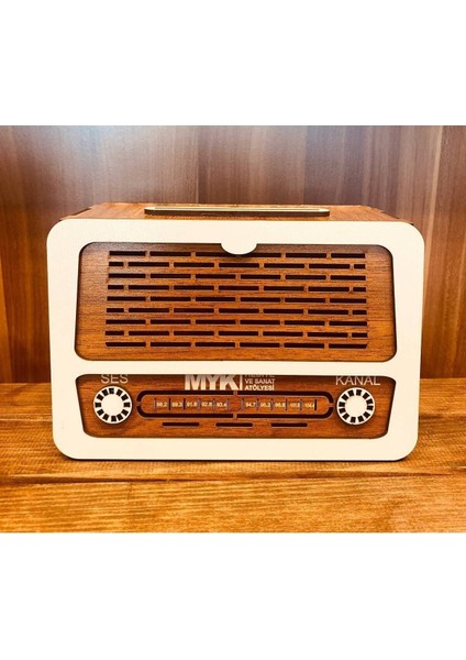 Retro Radyo Tasarımlı Şık Kumbara, Nostaljik Dekoratif Obje modelleri