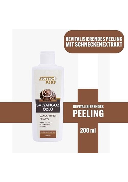 Softto Plus Salyangoz Özlü Peeling 200ML modelleri