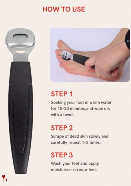 Topuk Nasır Jileti Credo Ayak Törpü Rende (Törpü ve 10 Adet Jilet fiyatları