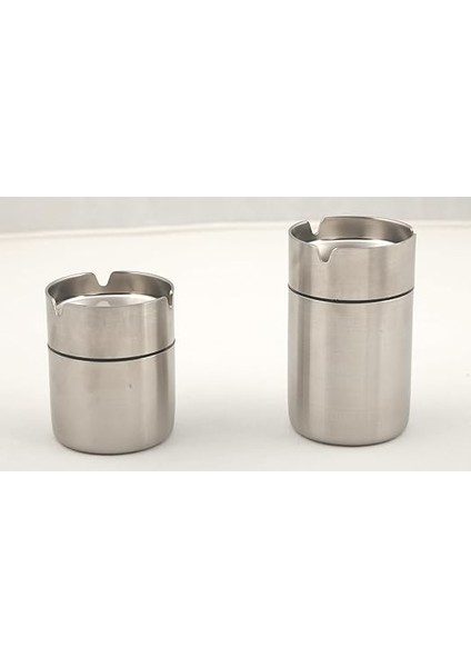 Paslanmaz Çelik Kokusuz Küllük Kül Tablası Rüzgar Geçirmez 9 cm Boy (Küçük) fiyatları