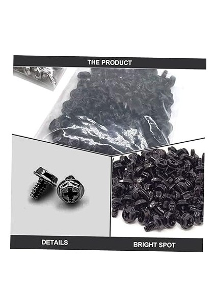 200ADET Metal Güç Kaynağı Vida Seti Pci Yuvası Için Bilgisayar Kasası Vidası Yüksek Performans ve Güvenilirlik ile Kolay Kurulum fiyatları