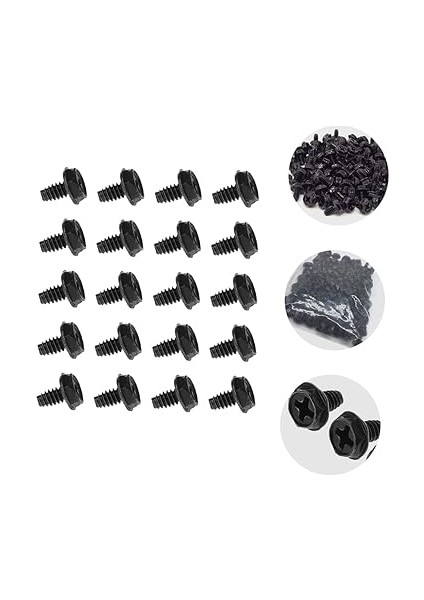 200ADET Metal Güç Kaynağı Vida Seti Pci Yuvası Için Bilgisayar Kasası Vidası Yüksek Performans ve Güvenilirlik ile Kolay Kurulum modelleri