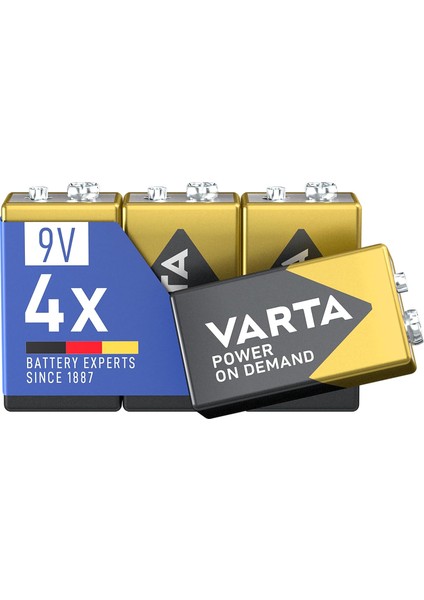 Power On 9V Bli 4 Adet