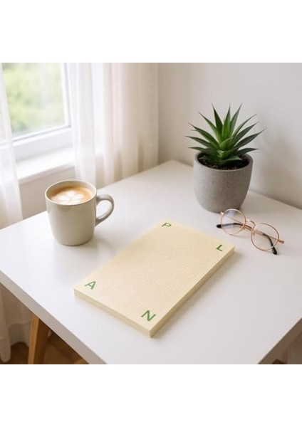 Tanıtım Masaüstü Planlayıcı | Kopar-At Not Kağıdı Not Defteri | 150 Yaprak, 90 gr Ivory Kağıt | Uzun Form Planlayıcı – 226X118 mm (Plan) fiyatları