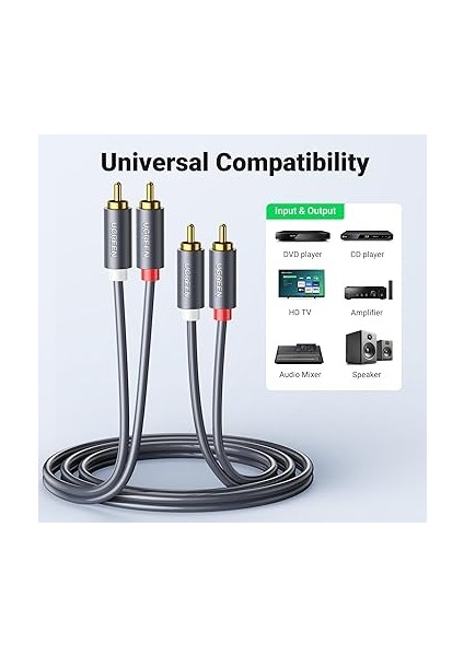 2rca To 2rca Ses Kablosu, 3 Metre fırsatları
