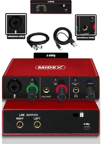 Special Paket-1 Stüdyo Ekipmanları Ses Kartı Cx1 Mikrofon Kulaklık Stand modelleri