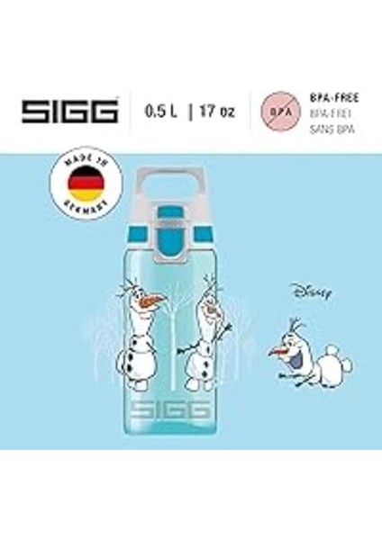 - Viva One Disney Buz Kraliçesi Olaf Içecek Şişesi, Sızdırmaz, Bulaşık Makinesinde Yıkanabilir, Bpa Içermez, Spor, Açık Mavi, 0,5 L fiyatları