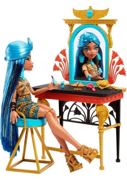 Monster High Cleo’nun Havalı Bakım Günü Oyun Seti HXH96 indirimleri