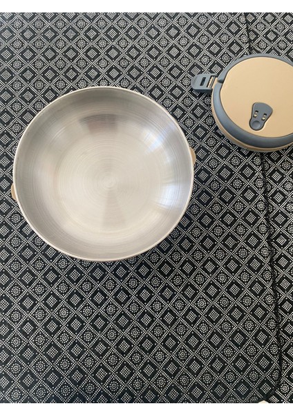 3 Katlı Sızdırmaz Yemek Termosu Sefer Tası 1,8 Lt Kahverengi Özel Seri modelleri