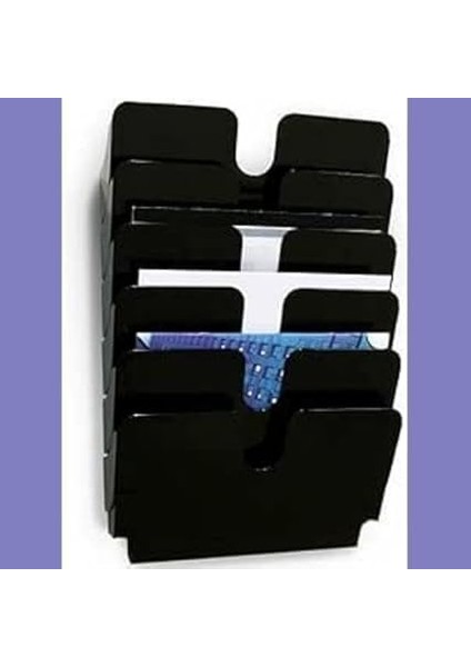 Flexıplus 6 A4 Yatay Bölmeli Tutucu Siyah fırsatları