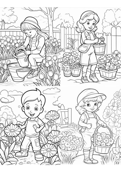 Çocuklara Doğayı Sevdiren Boyama Kitabı (Afiş Hediyeli) indirimleri