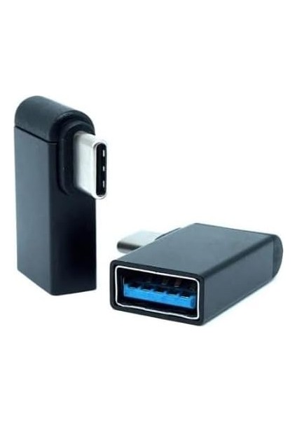 C 3.1 To USB 3.0 Şarj 90 Dirsek Köşe Çevirici Dönüştürücü Adaptör modelleri