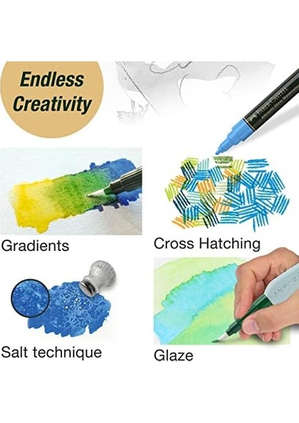 Dürer Markör Seti, 10’lu, Çift Uçlu, Suda Çözünebilir Mürekkep, Parlak ve Kalıcı Renkler modelleri