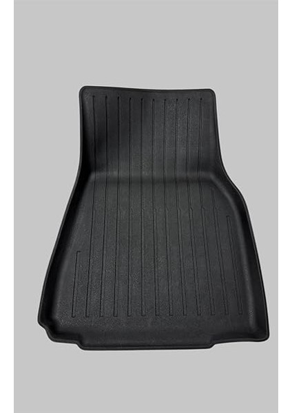 Ile Uyumsuzdur!) Yeni Paspas 3'lü Set Li Parts Tesla Model Y Fit Kalıp Premium Yeni Tpe 3D Havuzlu Paspas Seti (Enjeksiyon Teknolojili), 4 mm Kalınlık modelleri