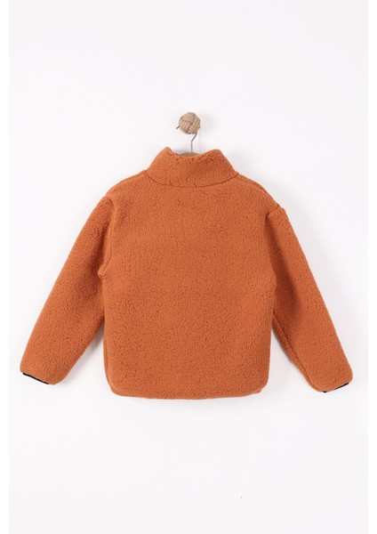 Çocuk Lastik Manşetli Fermuarlı Unisex Kuzu Wellsoft Peluş Ceket fiyatları