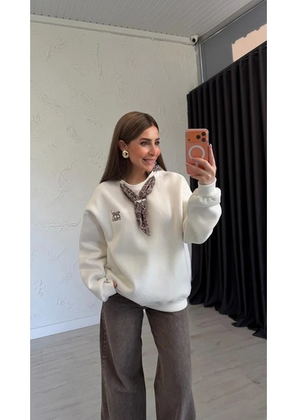 Nakış ve Fular Detaylı Sweat fiyatları