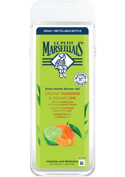 Mandalina ve Limon Duş Jeli 400 ml 3 Adet