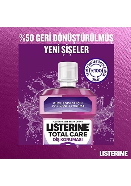 Listerine Mouthwash Total Care Nane Aromalı 1000ML modelleri