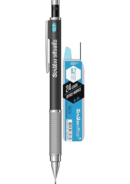 Offıce Atlantis Versatil 0.7 mm Siyah & Sl-24 Hb Min 2'li Blister fiyatları