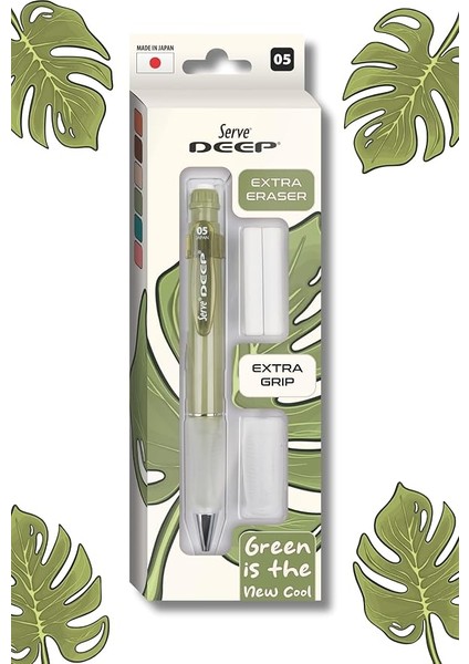 Deep Klm & Grıp & Sılgı Yedeklı Set 05MM Yaprak Yesılı