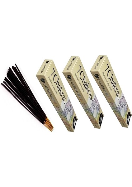 7 Chakras (7 Çakra) Kokusu Özel Aroma Kokusu Agarbatti Arınma 20 Adet 1 Paket Çubuk Tütsü modelleri