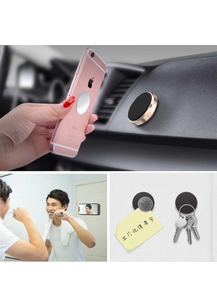 Tüm Modellerle Uyumlu Manyetik Araç Içi Telefon Tutucu Çok Amaçlı Güçlü Mıknatıs Tutucu fırsatları