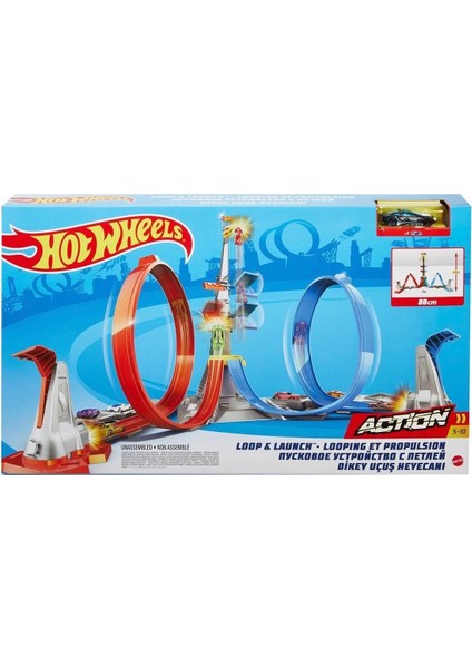 Hot Wheels GRW39 Dikey Uçuş Heyecan Yarış Seti 5-10 Yaş Arası Çocuklar İçin Eğlenceli Oyun indirimleri