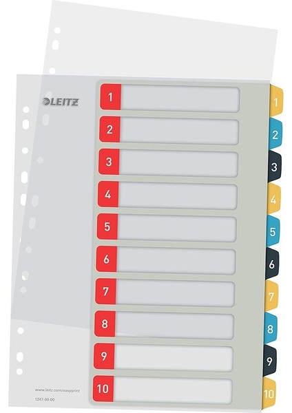 Cosy 1-10 Yazdırılabilir Separatör Pp