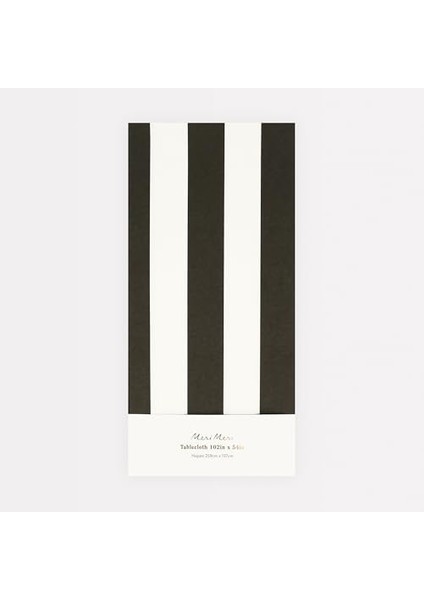 - Tablecloth - Siyah Çizgili Masa Örtüsü fiyatları