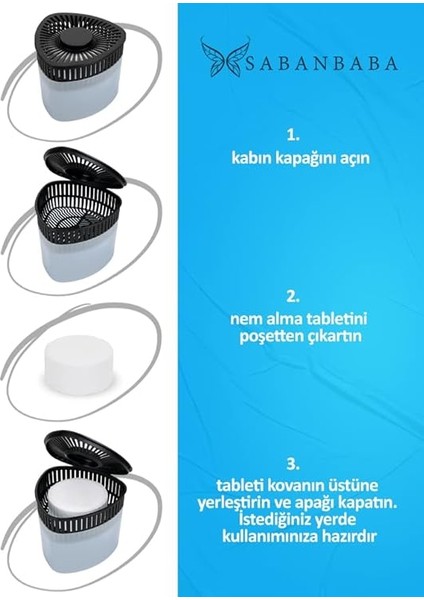 Nem Alıcılı ve Rutubet Giderici Aparat - 500 gr - Üçgen Lavanta fırsatları