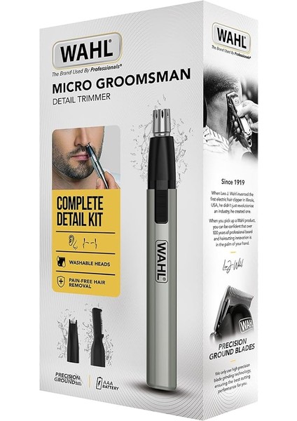 Wahl Burun Kulak Kılı Kesme Makinesi 5640-616 Kablolu 100 dk Kullanım Süresi fiyatları