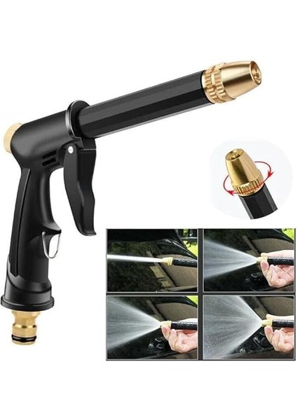 Basınçlı Su Püskürtme Tabancası Araba Yıkama Bahçe Sulama Evrensel Hortum ve Musluk Uyumlu H2 fiyatları