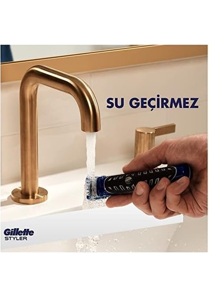Gillette Fusion Proglide Styler 4'ü 1 Arada Tıraş Makinesi (Tıraş Bıçağı, Kenar Düzeltici, Sakal Şekillendirici ve Vücut)