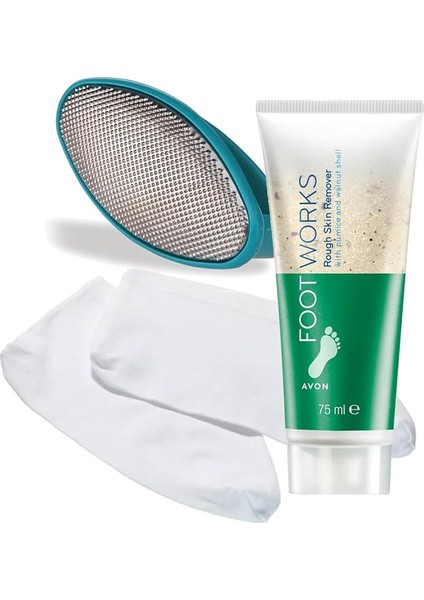 Foot Works Ayak Kremi Törpüsü ve Nemlendirici Çorap Paketi