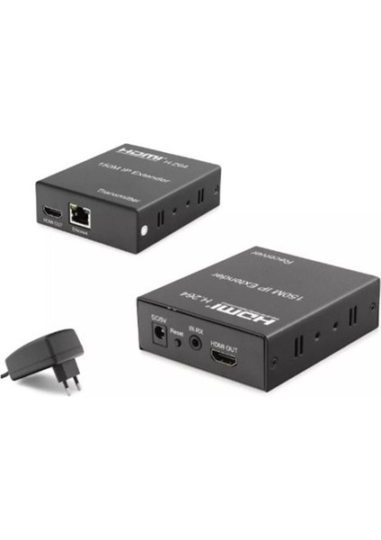 HDX1301 150M HDMI 1.3 Extender 1080P 8.1 Mbps Siyah