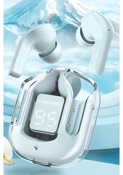 GT13 Dijital Şarj Göstergeli Kablosuz Airpods Kulaklık - Beyaz fiyatları