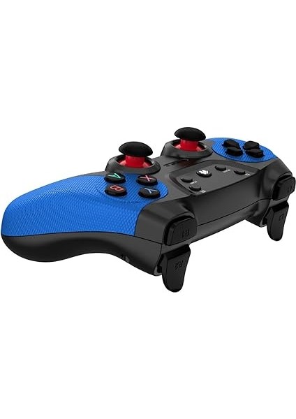 Çiftli 2.4g Kablosuz Oyun Kolu Pc Uyumlu Pilli Joystick Wireless Gamepad Hassas Trigger Kaymaz Tasarım Çiftli G2.4g (Mavi) modelleri