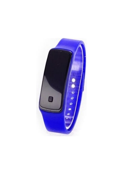 Siyah Ekranlı LED Kol Saati (Mavi)