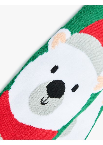 Pamuklu Yılbaşı Temalı Kalın Soket Çorap modelleri