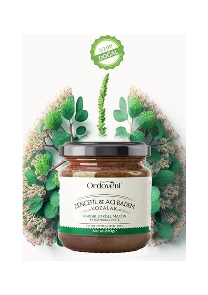 Ordoveni Kozalak Macunu | Zencefil ve Acıbademli (240GR) fiyatları