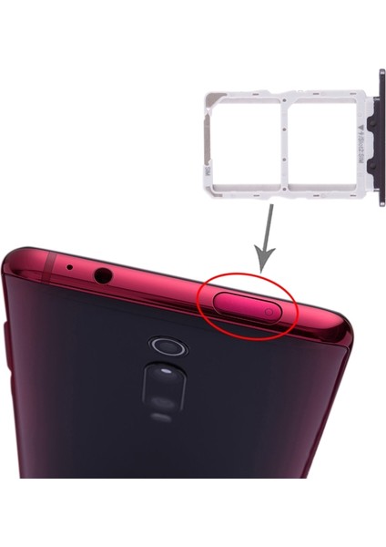 Xiaomi Redmi K20 Uyumlu Sim Tepsisi Sim Kart Yuvası