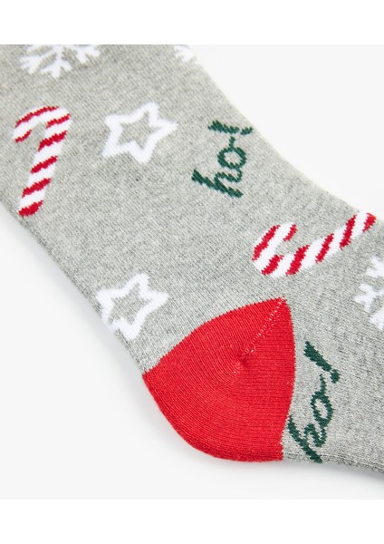 Yılbaşı Temalı Soket Havlu Çorap modelleri